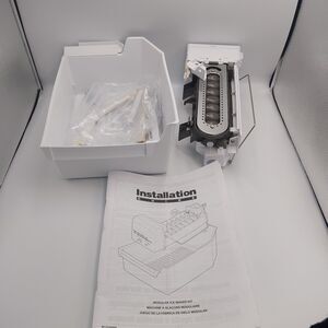 Whirlpool Amana Kenmore Refrigerator Ice Maker Kit Part W11729596. INCOMPLETE